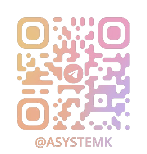 رمز QR لقناة تليجرام AsystemK